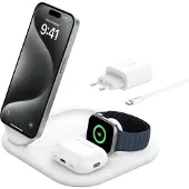 Belkin Boost Charge Qi2 Pro 3 In 1 15w Drahtloses Ladegerät