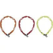 ABUS Kettenschloss 1500 Web – Fahrradschloss aus Spezialstahl – 4 mm dicke Rundkette - -Sicherheitslevel 3 – 110 cm – Zufallsfarbe