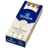 GOUDA Kronenkerzen Weiss 8 Stück