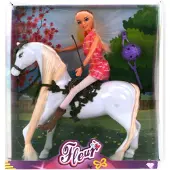 Basic Fleur Puppe mit Pferd Set