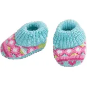 Heless Puppen gestrickt Hausschuhe
