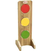 Classic World Holz-Verkehrsampel pädagogisches Spielzeug Verkehrsregeln