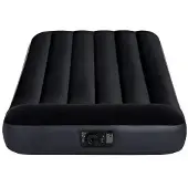 Intex 64146 Pillow Rest Classic Twin Luchtbed + Pomp 99x191x25 cm Zwart
