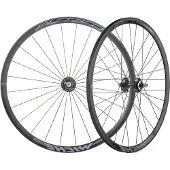 Miche Laufradsatz Pistard 622-15C schwarz für Drahtreifen Speichen schwarz