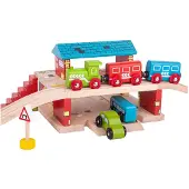 Bigjigs Overground Station – Perfektes Spielzeug für die Entwicklung von Kindern