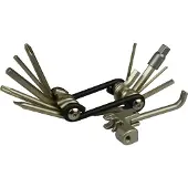 Vwp multitool 11 in 1 schwarz/silber 7 cm 11 Funktionen