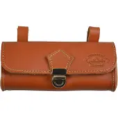 Selle Monte Grappa Satteltasche Leder Cognac mit Logo