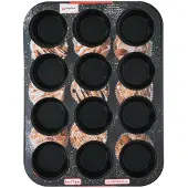 Alpina Muffinbackform für 12 Muffins aus Stahl
