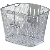 Basil Bold Fm Front Basket Silber