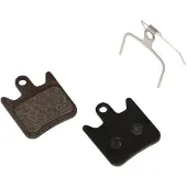 Elvedes Paar von 2 Fahrradbremsbelägen metallic carbon Hope