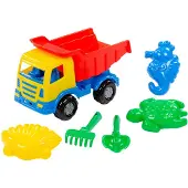 Cavallino Toys Strandset met Truck + 6 accessoires