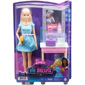 Mattel , Barbie Big City Big Dreams Tonstudio-Set, Bunt