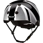 Melon Helm Union Jack Plain, Halber Helm, Hartschalenbau, Helmvisier