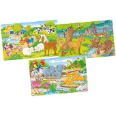 Goki Puzzleset Tiere