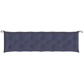 vidaXL Gartenbank-Auflage Marineblau 200x50x7 cm Oxford-Gewebe