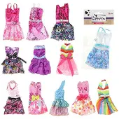 Teddies Lauren Kleid für Teenagerpuppe Verschiedene Farben