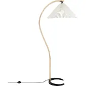 Gubi Timberline Stehleuchte White/Oak/Birch - , Timberline, Holz, für Wohnzimmer, Holz, Design