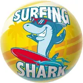 MONDO Decorball Surfing Shark, 23cm