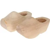 Playwood Holz-Clogs, 6 cm, zur Dekoration