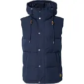 Superdry für Herren. M5011708A Everest Pufferweste navy (M), Lässig, Polyester, Marine