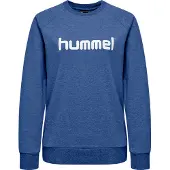 Hummel Sweatshirt Damen Cotton Logo