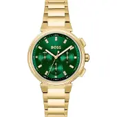 BOSS Zegarek damski 1502679 zielony klasyczny