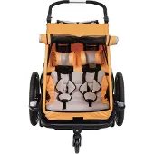 Xlc BS-X125 Textilsitz mit Gurt Textilsitz für Trailer DUO S marigold-anthrazit 3092070010