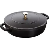 Staub Schmorpfanne Chistera Schwarz 28 cm