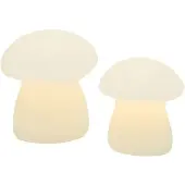 Sirius Home LED-Figur Pilz Elvina, 2er Set, Weiss