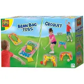 SES Creative Outdoor Games - Krocket und Sitzsackwurf - - One Size - Spiele