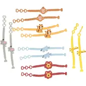 LG-Imports Armband Wilde Tiere, Set 12-tlg.