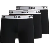 BOSS Dreierpack eng anliegende Boxershorts aus Stretch-Baumwolle Grösse M