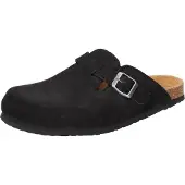 Brinkmann Nerpio Clogs Glattes Nubukleder, Gepolstertes Fußbett, Schuhe in der Weite verstellbar