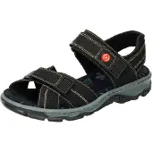 Rieker Sandale, Sommerschuh, Outdoorschuh, Keilabsatz, in Trekking-Optik