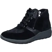 Waldlaufer M Damen Stiefeletten - bequeme Stiefelette schwarz Freizeit NEU