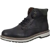 Rieker Herren Winter Stiefeletten Schnürboots Braun Kunstleder wasserfest Größe: 43