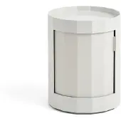 HAY Facet Beistelltisch, grau, 49 cm, Füße und Rollen - , Grau, für Wohnzimmer, Kunststoff