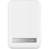 Belkin BoostCharge Pro, 8000 mAh, Kabelloses Aufladen, 15 W, Weiß