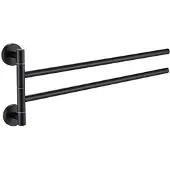 Plieger Vigo Handdoekhouder Handdoekhouder Badkamer 45 cm Handdoekhouder Zwart RVS Wandmontage