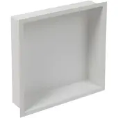 Plieger Inbox Inbouwnis - Met flens - RVS - 30x30x7.5cm - Kleur RVS