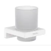 Hansgrohe AddStoris Q Zahnputzbecher, Mattweiß
