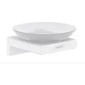 Hansgrohe AddStoris Seifenhalter, Wandmontage, mattweiss