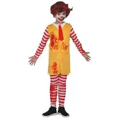 Creaciones Llopis Burguer Horror Clown Jungenkostüm