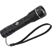 Brennenstuhl LuxPremium TL 601 LED-Taschenlampe, 600 Lumen, stufenloser Fokus, Aluminium, IP67, 137 mm, schwarz