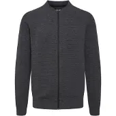 INDICODE JEANS Sweatjacke IDBronte in grau melange | Gr.: 3XL