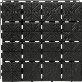Prosperplast Beetplatten »Easy Square«, Bodenplatten mit 40x40 cm, rutschfest, Klicksystem