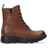 Wolky Schnürstiefel Hope XW Softy Wax Damen Cognac-Schuhgröße 39