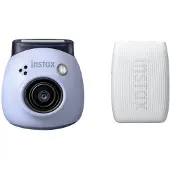 Fujifilm INSTAX PAL Digitalkamera, Lavendelblau + Drucker mini Link 3, Lehmweiß