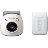 Fujifilm INSTAX PAL Digitalkamera, Milky White + Drucker mini Link 3, Clay White