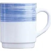 Arcoroc Becher Brush Bockbecher 25cl - 6 Stück 250 ml 6 Stück blau, 6.8x9 cm